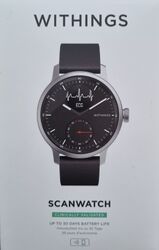 Withings ScanWatch Hybrid Smartwatch mit EKG, Herzfrequenz & Oximeter 42mm OVP