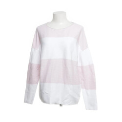Premium Essentials, Strickpullover, Größe: 44, Weiß/Pink, Viskose/Polyamid #NDX