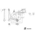 FEBI BILSTEIN Querlenker 183593 passend für KIA, HYUNDAI