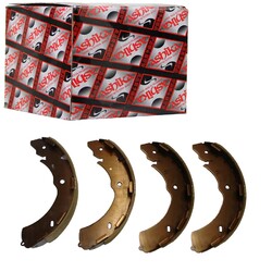 ASHIKA BREMSBACKEN SATZ HINTERACHSE PASSEND FÜR FIAT FULLBACK ISUZU D-MAX