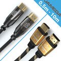 0,5m - 10m HDMI 4K Kabel 2.0 Nylon High Speed Ethernet HDR 2160p 3D Full UHD ARC