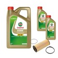FEBI Ölfilter 7L Castrol EDGE Titanium FST 5W-30 LL für Audi A6 4F2 C6 2.4 3.2