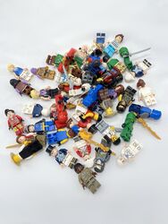 LEGO® Figuren, 10 Stück , Minifiguren gemischt Kopfbedeckung Konvolut