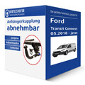 Hook Anhängerkupplung abnehmbar für FORD Transit Connect Typ V408 AHK