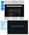 Einbauherd Set Backofen Umluft mit 78cm Glaskeramik-Kochfeld autark. B-WARE!