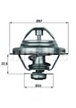 BEHR Thermostat Kühlmittel TX 24 87D für VW VOLVO TRANSPORTER 760 87 960 940 T3