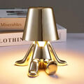 Denker Design Touch Dimmbare LED Tischlampe Golden Nachttischlampe Geschenk