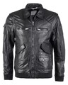JCC Lederjacke »3102163«  schwarz, mit abnehmbaren Ärmeln, Gr. 48
