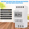220V Zeitschaltuhr Digital Hutschiene Zeitschalter Timer Wochen Schaltuhr Einbau