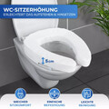 Maximex WC-Sitzpolster SOFT weiß, gepolsterte Sitzerhöhung
