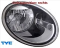TYC 20-12859-05-9 Hauptscheinwerfer rechts Scheinwerfer Frontscheinwerfer 