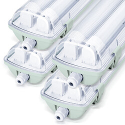 LED Feuchtraumleuchte Badlampe Wannenleuchte 120/150cm Werkstattlampe Keller