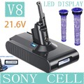SONY 9000mAh Akku für Dyson V8 SV10 Absolute Animal mit Anzeige 6,0Ah / Filter