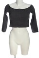 PAMELA X NA-KD Rippshirt Damen Gr. DE 36 schwarz Casual-Look