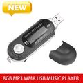 LCD MP3 Player WMA USB-Musikplayer Tragbar Mini Sport Musik Spieler mit FM Radio