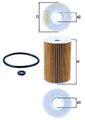 MAHLE OX 135/1D Ölfilter für MERCEDES-BENZ