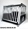 DOGHEAD Hundetransportbox Alu 80x80x63 ECO - 8080E - Hundebox - Autobox - Alubox