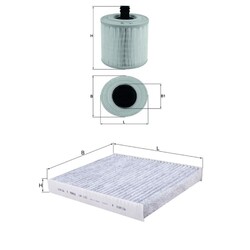 KNECHT FILTER-PAKET SET passend für OPEL ASTRA K AB 06.15 1.0+1.4 TURBO CDTI