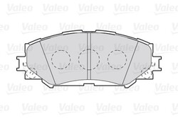 VALEO FIRST BREMSBELÄGE VORDERACHSE HINTERACHSE PASSEND FÜR LEXUS GS TOYOTA