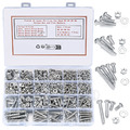 1080 Stk Schrauben Und Muttern Unterlegscheiben Set, M3 M4 M5 M6 Linsenkopf Kreu