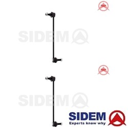2x Stange/Strebe für Stabilisator SIDEM 89261 2 Pendelstützen Stabi