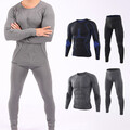 Herren Funktionsunterwäsche Set Sportwäsche Thermounterwäsche Skiunterwäsche Ski