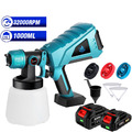 Für Makita 18V Akku Farbspritzgerät Sprühpistole Farbspritzpistole 1000ml DE