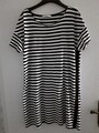Bequemes Damen-Sommerkleid  "Monari", Größe 44, Kurzarm,schwarz weiß gestreift