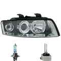 Xenon Scheinwerfer links D1S/H7 für Audi A4 8E2 B6 8E5 inkl. Osram Lampen