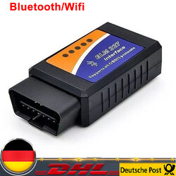 OBD II Stecker Bluetooth – OBD2 Scanner Diagnosegerät für iOS & Android - V1.5