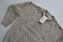 NEW ARAN CRAFTS IRELAND Herren Pullover Men's Jumper Gr. L Wolle/ Wool Beige