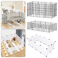 Freigehege Freilaufgehege Hamster Welpenauslauf DIY Nager Laufgitter 12/24Stück