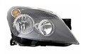 Scheinwerfer rechts für Opel Astra H 2004-2007 Schwarz H1 H7 Halogen LWR Motor