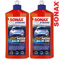 2x SONAX XTREME Ceramic Polish All-in-One Auto Lack Politur & Versiegelung 500ml
