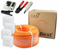CAT.7 Verlegekabel BEST Gigabit Netzwerkkabel KUPFER Lan 1000Mhz S/FTP AWG 26