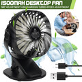 USB Tischventilator Computer Ventilator Lüfter Mini Clip Fan Schreibtisch Leise