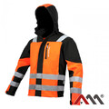 SALE Arbeitsjacke Softshell Herrenjacke CLASSIC-VIS ORANGE Schutzjacke Warnjacke