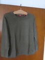 Klassischer Pullover navi/grün von Esprit.  XXL - gebraucht, Baumwollmischung