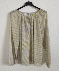 ITALY LEICHTE CHIFFON BLUSE HEMD 2 FARBEN ONE SIZE 36 38 40 NEU