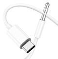 1m Audio Adapter Kabel USB C Aux Typ C Klinke 3,5mm Stecker Auto Stereo Sound #W