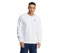 Adidas Herren Kleeblatt Essentials Rundhalsausschnitt ED6208 Sweatshirt weiß UK S-XL