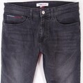 Tommy Hilfiger Herrenjeans AUSTIN Stretch Slim Tapered Grau W32 L32