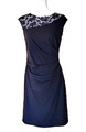Vera Mont Damen Kleid Cocktailkleid schwarz Spitze Gr. 40 M  Neu