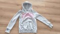 Superdry Damen Mädchen Hoodie Kapuzenpullover Gr. 36  Hellgrau Rosa Top