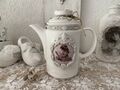Shabby Deko Kaffeekanne/ Teekanne Vintage Girl Ornamente Landhaus