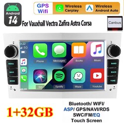 Android 14 Autoradio Für Opel Vectra Zafira B Astra H Corsa CarPlay GPS 1+32G BT