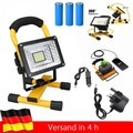 Handlampe Leuchte LED Baustrahler Akku Arbeitsleuchte Baustellen Strahler Fluter