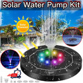 Solar Pumpe Teichpumpe Springbrunnen Gartenbrunnen RGB LED Brunnen Wasserspiel