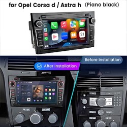 64G Android Autoradio GPS Navi Für Opel Astra H G Corsa C D Zafira B Carplay RDS