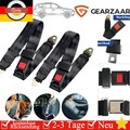 2x 2-Punkt Sicherheitsgurt Beckengurt LKW Auto PKW Boot Universal Mit Schrauben